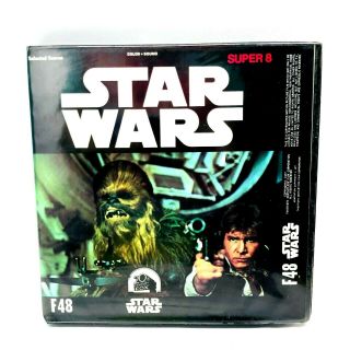 Vintage Star Wars Scenes 8 F48 Color Sound 1977 8mm Film Reel Vtg B&w