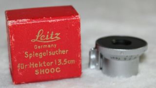 Vintage Leica Viewfinder Shooc 13.  5cm