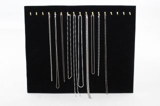 10 X Vintage.  925 Sterling Silver Necklace Chains Inc.  Fancy Link Chains (31g)