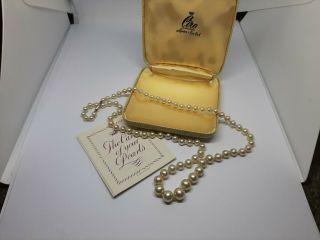 Vintage 9ct Gold Ciro Cultured Pearl Necklace 20inch
