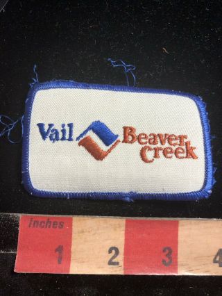Vintage Colorado Snow Ski Resort Vail Beaver Creek Patch 95z4