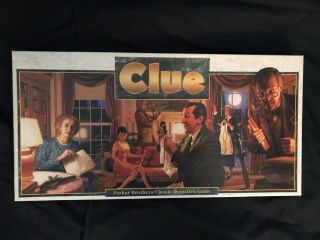 Clue Detective Board Game Vintage 1986 Complete