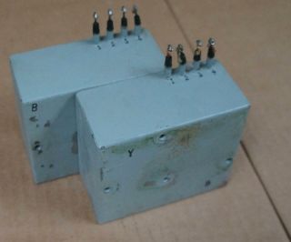 Two Vintage Western Electric Ks - 8726 And Ks - 8727 Output Transformers 1v23