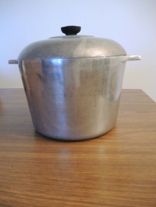 Vintage Cast Aluminum Wagner Ware 8 Quart Stock Pot/dutch Oven 4738 P