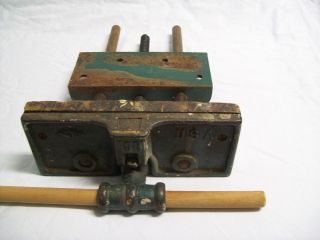 Antique Woodworking Under The Bench Vise Industrial Cast Iron 198 Usa