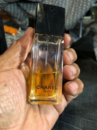 Vintage Chanel No.  5 Perfume Eau De Toilette 1.  2 Fl Oz Half Full Bottle