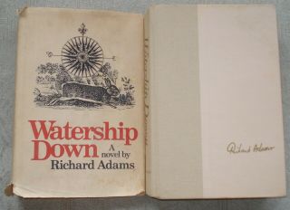 Watership Down By Richard Adams 1972 First Edition 2nd Print Hcdj