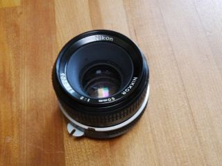 Vintage Nikon Nikkor Japan 50mm F1:2 Mf Lens