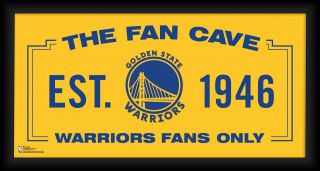 Golden State Warriors Framed 10 " X 20 " Fan Cave Collage - Fanatics