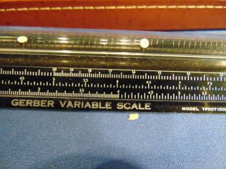 Vintage Gerber Variable Scale Scientific Instrument Scaling Data Plotted Paper