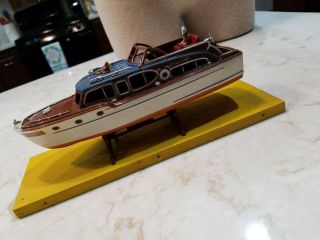 Vintage Chris Craft Boat Model Los Angeles Revelli 9 " Long Kids Toy Girls Ships