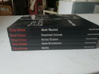 Complete Vtg Time - Life True Crime Set of 5 Volumes Hardback 2