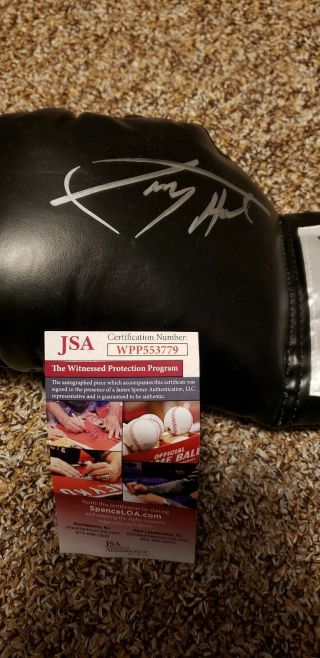 Larry Holmes Signed Auto Autograph Everlast Black Boxing Glove Jsa Certification