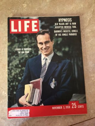 4 Vintage Issues Of 1958 Life Magazines Special Issue US Entertainment,  Naitilus 3