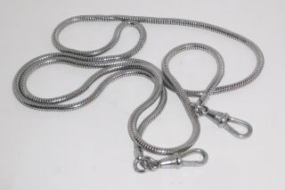 Vintage 36 " Metal Serpentine (snake) Camera Chain