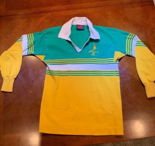 Vintage Canterbury Australia Rugby Jersey Shirt Long Sleeve Medium