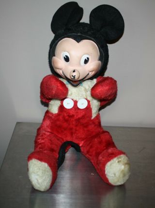 Vintage Mickey Mouse - Stuffed Animal - By Gund