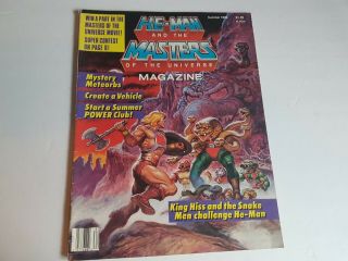 He - Man Masters Of The Universe 1986 Magazines Vtg Kids 1980s Toy Advertisments