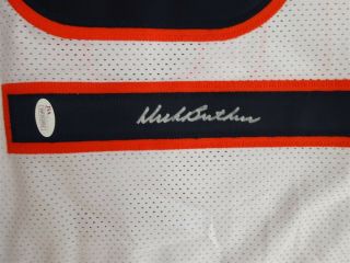 DICK BUTKUS SIGNED AUTO CHICAGO BEARS WHITE STAT JERSEY JSA AUTOGRAPHED 2