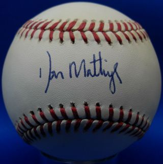 Jsa Don Mattingly Autographed Signed Auto Mlb Bobby Brown Baseball Dbb 217