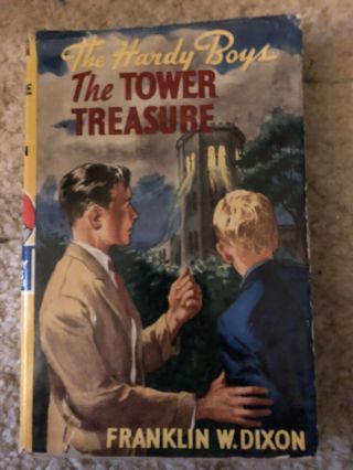 Vintage Hardy Boys 1 The Tower Treasure 1927 G&d Dust Jacket