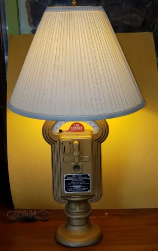 Vintage Duncan Miller Industries Parking Meter Lamp Greats Looks Great Wow