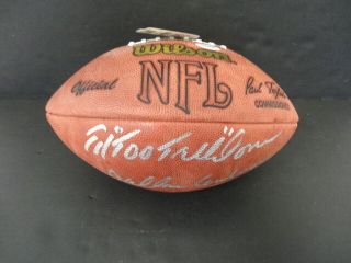 Ed " Too Tall " Jones Signed Official Nfl Football Autograph Auto Psa/dna Y66474