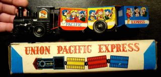 Vintage Toy Train | Wind Up | Union Pacific Express Train | 1970’s Toys