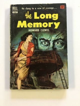 The Long Memory Howard Clewes Vintage Mystery Sleaze Gga Paperback Dell