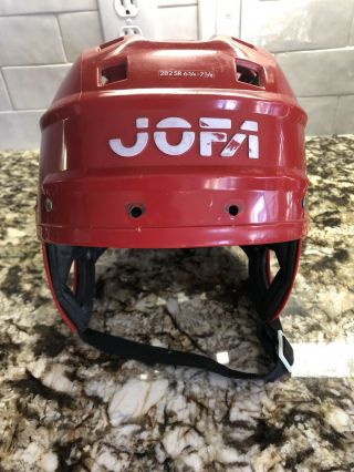 Vintage Jofa Hockey Helmet - 282 Sr.  Red