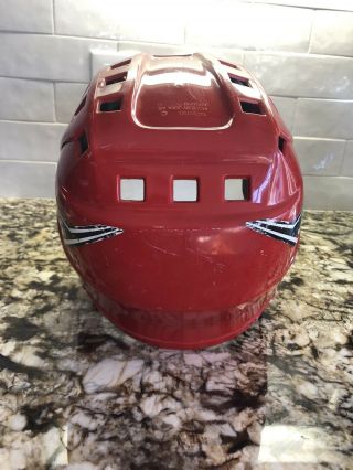 Vintage Jofa Hockey Helmet - 282 SR.  Red 3