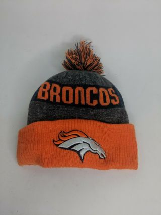Denver Broncos Era Nfl Knit Hat On Field Sideline Beanie Stocking Cap