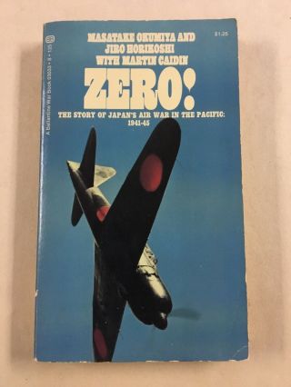 Zero Japan’s Air War In The Pacific Martin Caidin Vintage Wwii History Pb