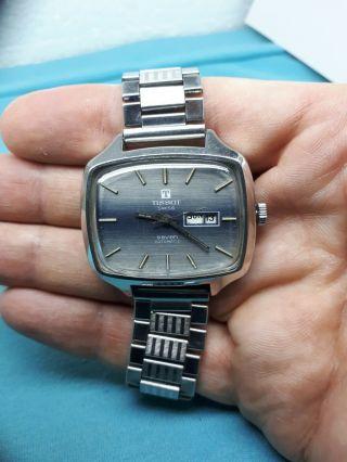 Vintage Tissot Seastar Seven Automatic Wrist Watch Men’s Dial Swiss Ss Rare