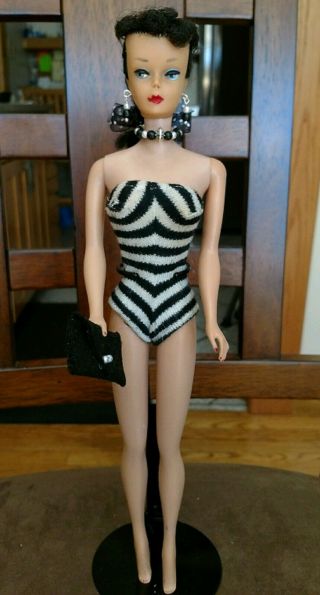 Vintage Barbie Doll 5 Ponytail Brunette Sale