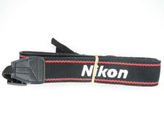 Nikon Vintage Red / Black / White Camera Neck Strap