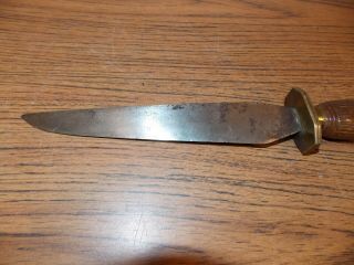 Antique 1840 ' s Bowie Fighter Transition Knife 13 - 1/4 