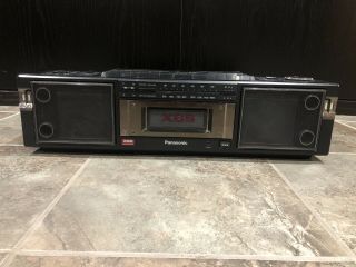 Vintage Panasonic Rx - Fw39 Stereo Boombox 1 Tape Deck