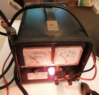 Vintage Automotive Tool - Kenlowe Battery Charger With Leads And Order