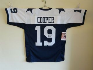 Amari Cooper Signed Auto Dallas Cowboys Thanksgiving Jersey Jsa Autographed