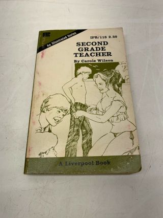 Risqué Vintage Book Second Grade Teacher By Carole Wilson Sex Stories Novel