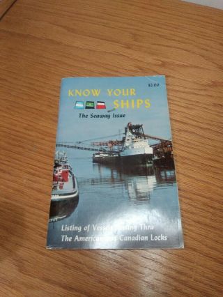 Know Your Ships The Seaway Issue 1972