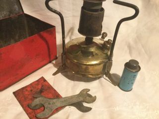 Vintage Primus Brass Camping Stove No.  210.  Made In Sweden