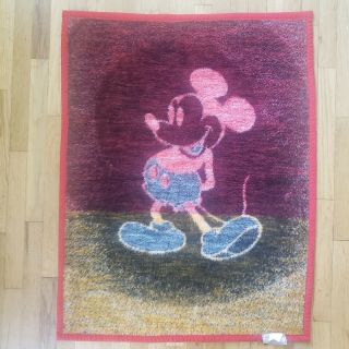 Biederlack Disney Mickey Mouse Throw Blanket Reversible 36 