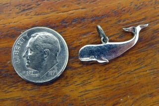 Vintage Silver Whale Watching England Cape May California York Charm