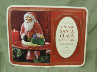Nordic Ware/williams - Sonoma Vintage Santa Claus Cake Pan Made In U.  S.  A.