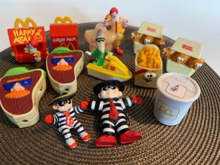 Vintage Ronald Mcdonald’s Happy Meal Toys Dino Transforming 1980s 1990s