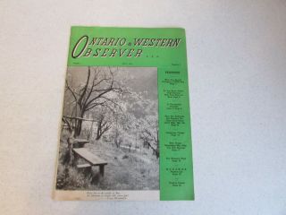 O&w Ontario & Western Observer Magazine; Vol.  1 No.  2,  May 1941