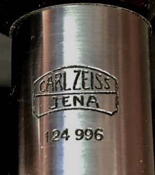 Vintage Jena Zeiss Objective 40 X,  65 Pre War 1938 Era Plus Tube
