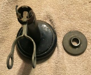 Vintage Kellogg Candlestick Telephone Parts Base And Mouthpiece Metal